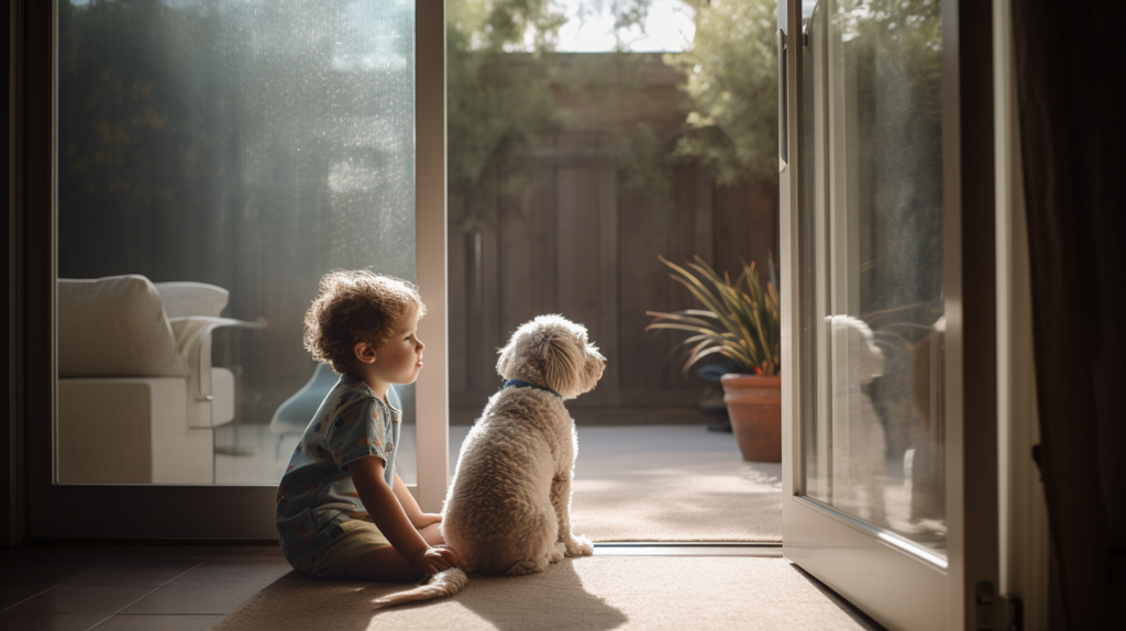 Kutyabarát, gyermekbarát automatizálás a bejárat esetében